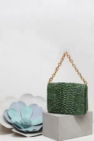 Buy Doux Amour Embroidered Trunk Clutch Online