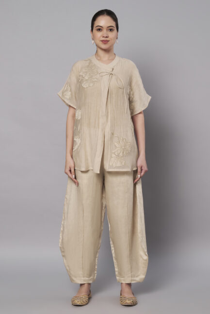 Florette Coord Set - Champagne