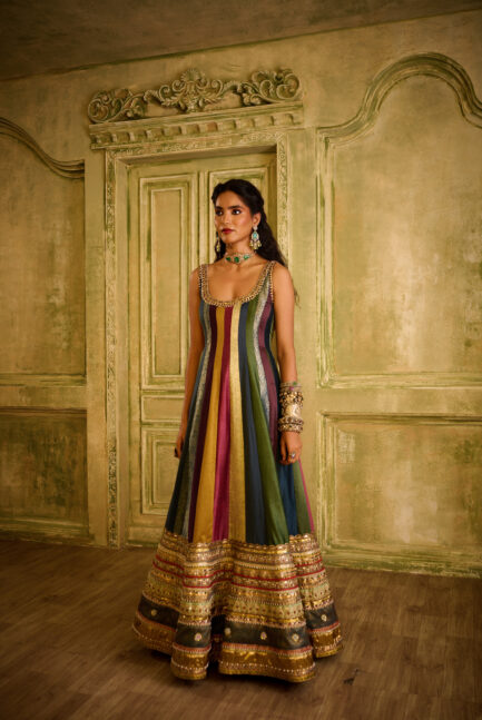Ratna Anarkali - Multicolor